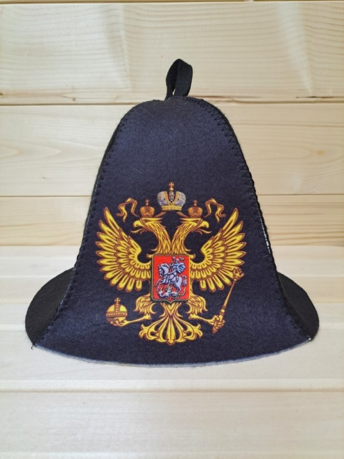 Шапка для бани "Герб"