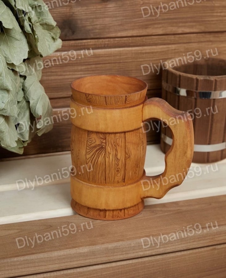 Кружка для напитков (темная), 0,5 л