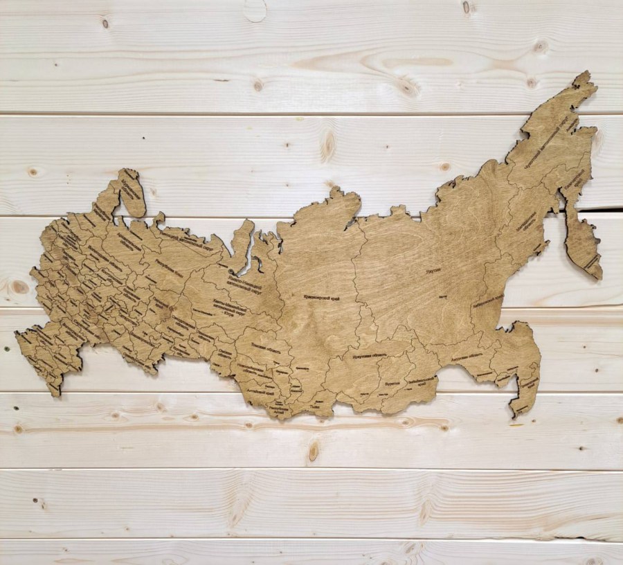Интерьерное панно Карта