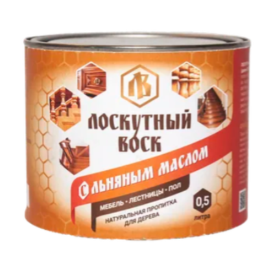 Лоскутный воск с льняным маслом 0,5л