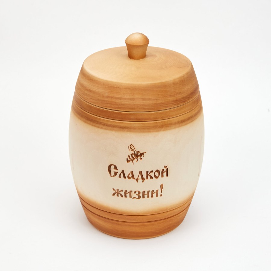 Бочонок для меда "Царский" Сладкой жизни 3 кг