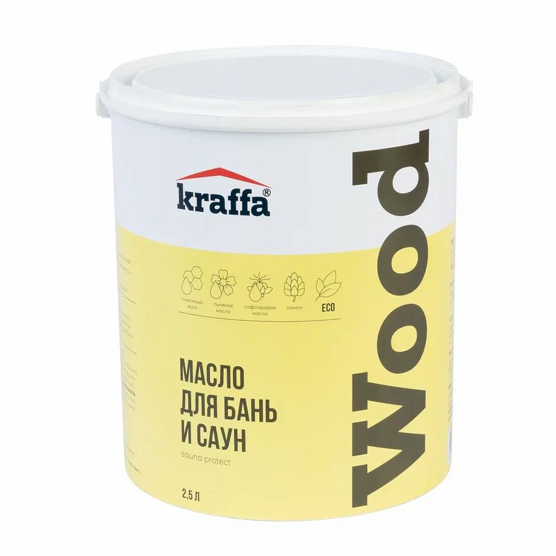 Масло для бань и саун Kraffa 1,8 л