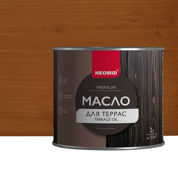 Масло Neomid Premium для террас палисандр 2л