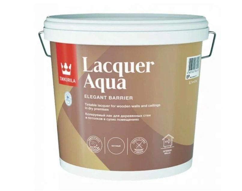 Лак Tikkurila Lacquer Aqua 2.7
